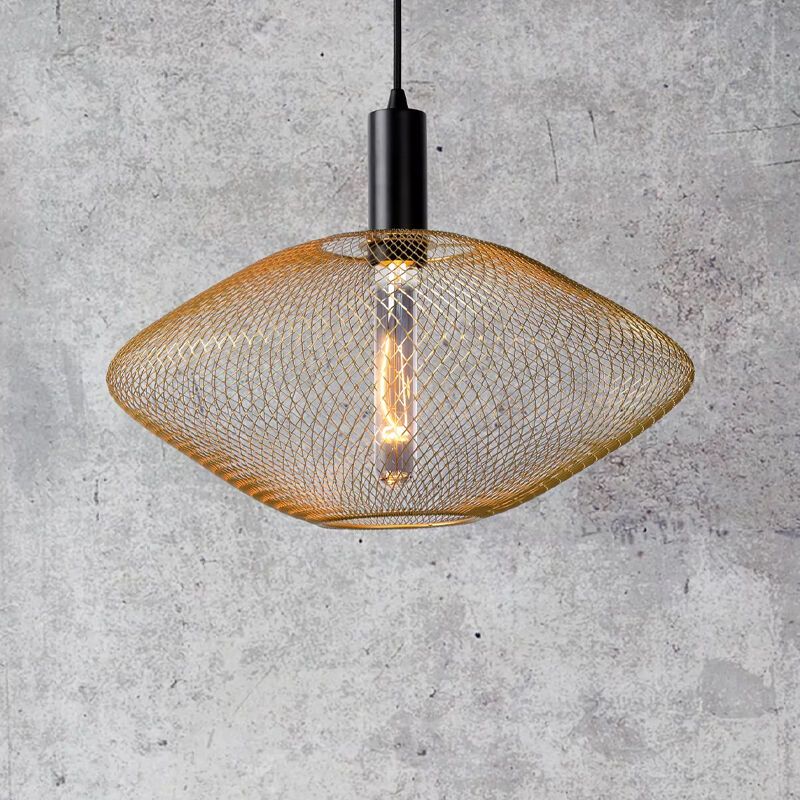 Goldene Pendelleuchte Modern, Mesh