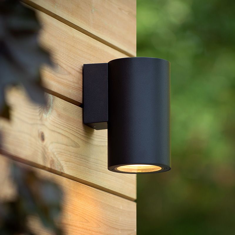 Schwarze Wandstrahler Modern, Volantis, IP54