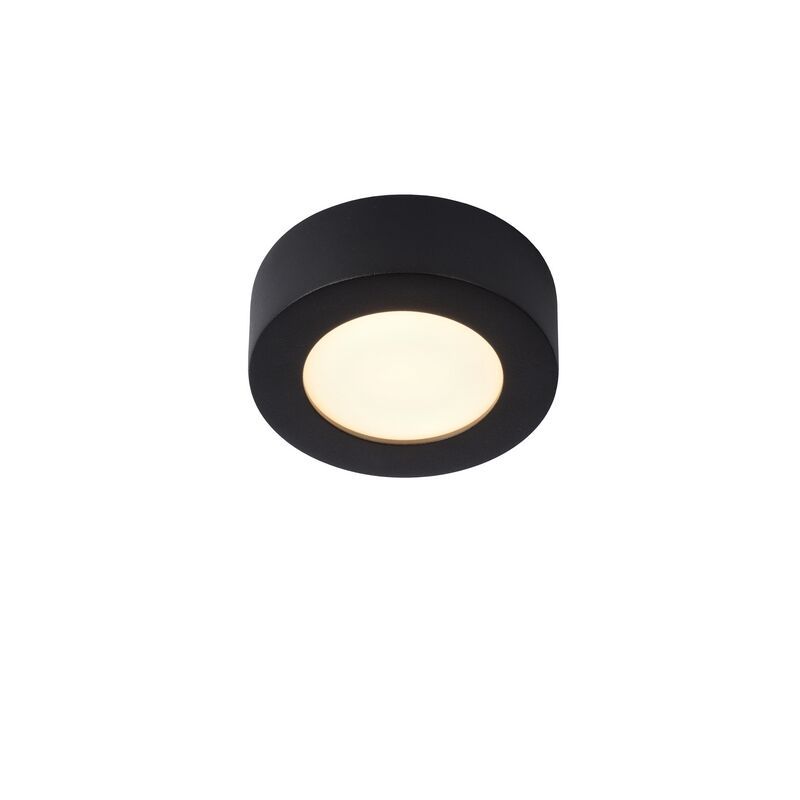 Schwarze Deckenlampe Modern, Brice, 8W, 3000K LED, IP44