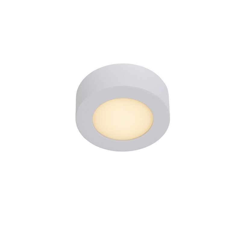 Weiße Deckenlampe Modern, Brice, 8W, 3000K LED, IP44