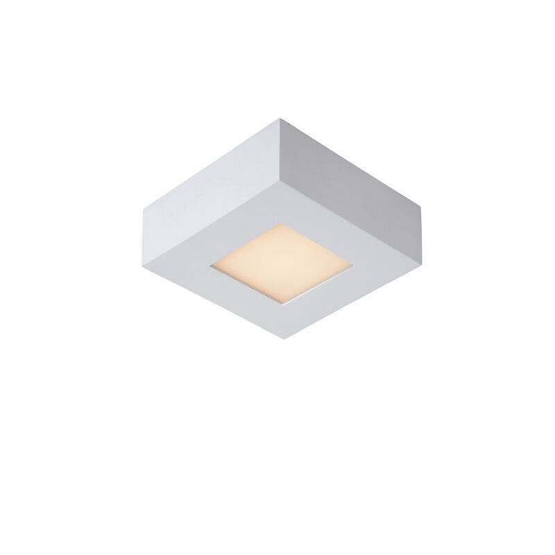 Weiße Deckenlampe Modern, Brice, 8W, 3000K LED, IP44