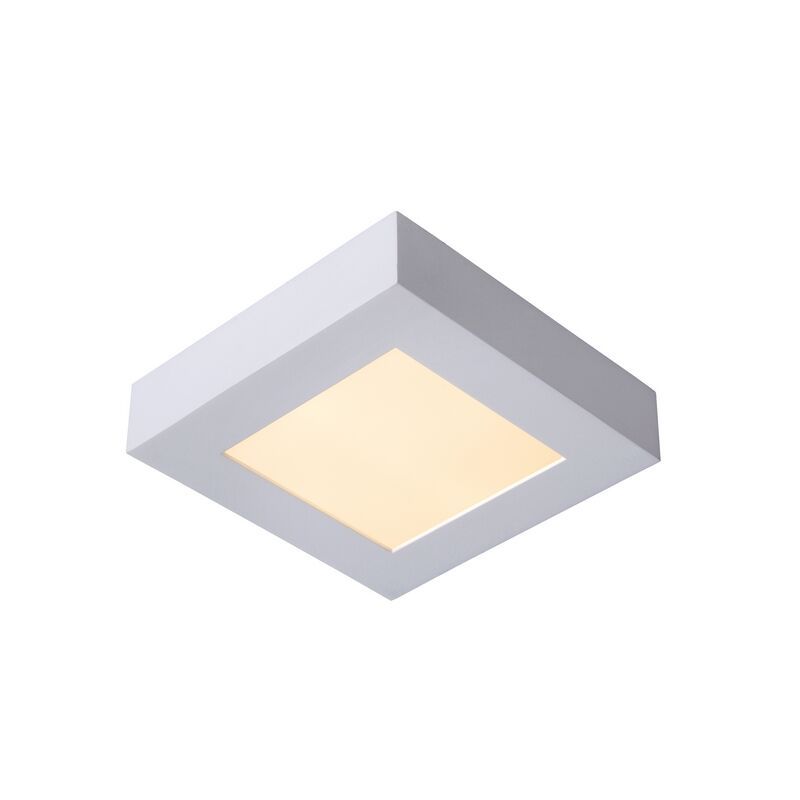 Weiße Deckenlampe Modern, Brice, 15W, 3000K LED, IP44