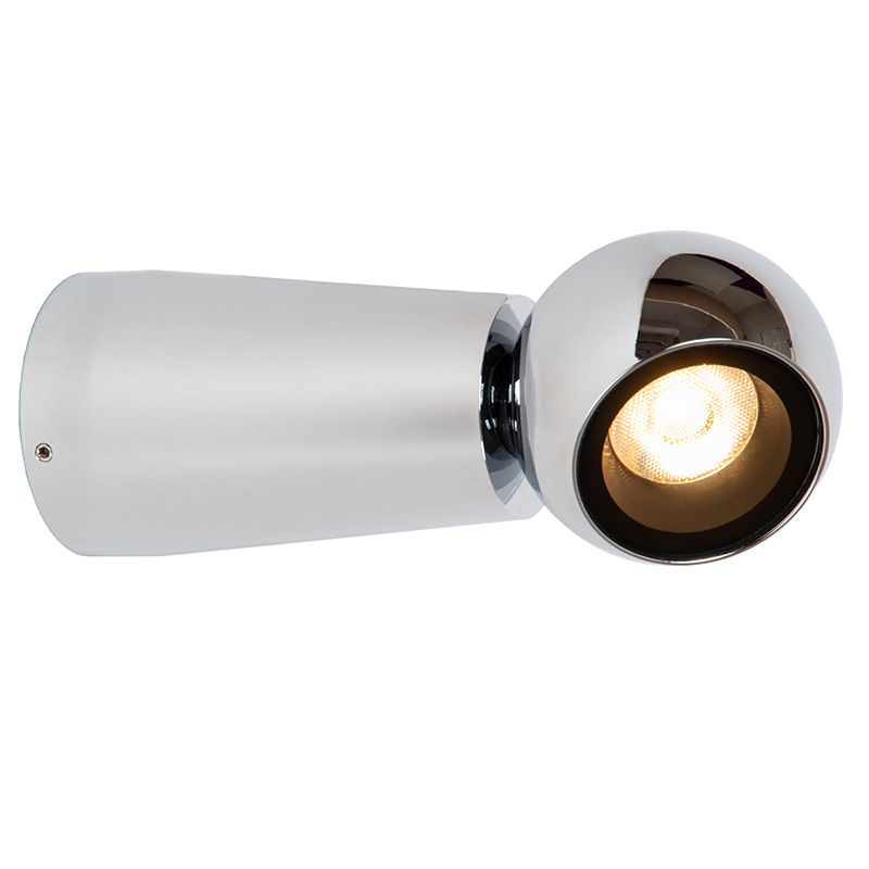 Chrom Außenleuchte Modern, Ipsos, 5W, 2700K LED, IP54