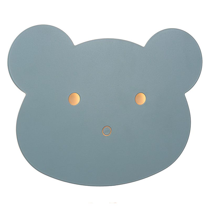 Blaue Kinderzimmer Wandleuchte Modern, Charlie, 5W, dim to warm LED, mit Touch-Dimmer