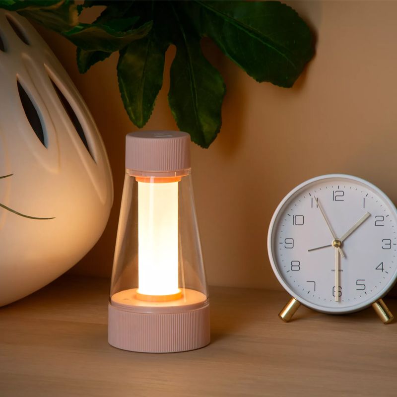 Rosa aufladbare Außen Tischlampe Modern, Lorali, 1,2W, 2700K LED, IP44, mit Touch-Dimmer Rosa aufladbare Außen Tischlampe Modern, Lorali, 1,2W, 2700K LED, IP44, mit Touch-Dimmer