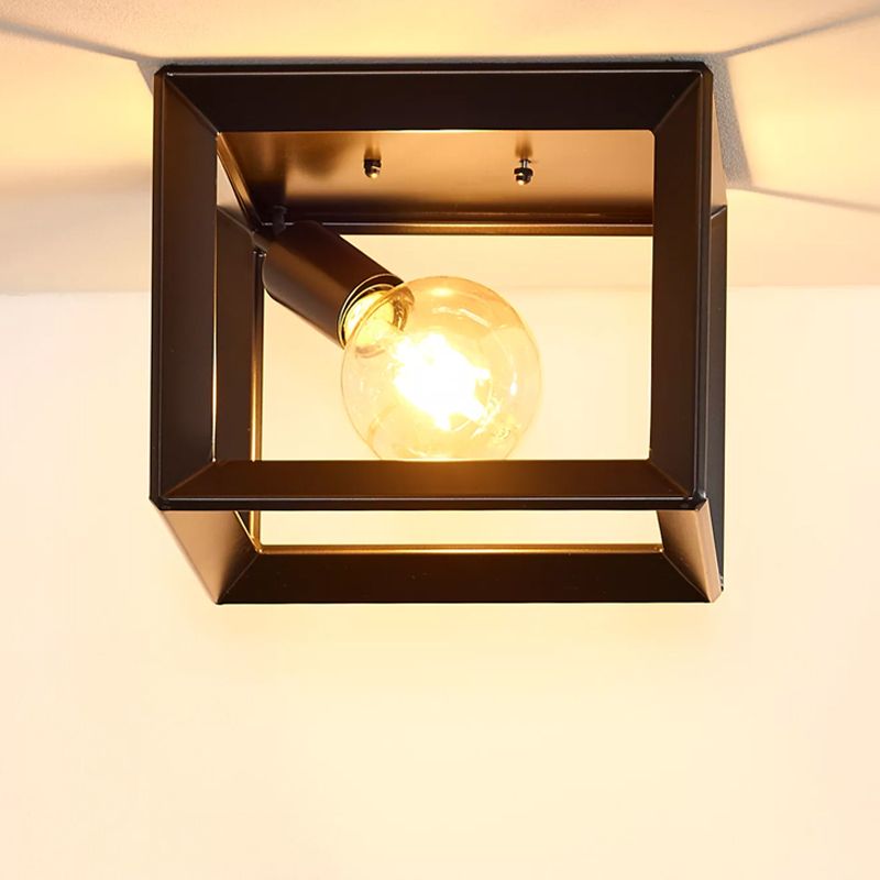 Graue Deckenlampe Retro, Thor Graue Deckenlampe Retro, Thor