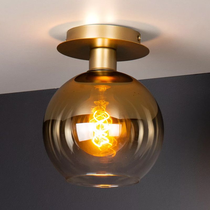 Goldene Deckenlampe Retro, Marius Goldene Deckenlampe Retro, Marius