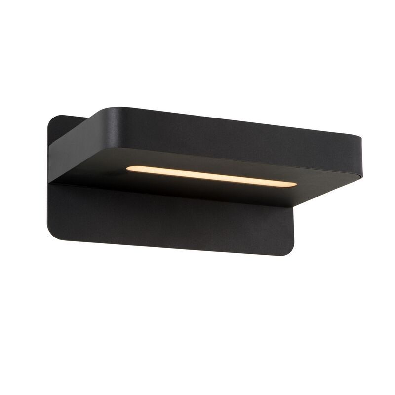 Schwarze Wandleuchte Modern, Atkin, 5W, 2700K LED, mit Schalter