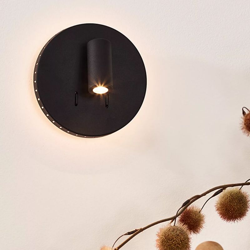 Schwarze Wandleuchte Modern, Bentjer, 6W, 3000K LED, mit Schalter Schwarze Wandleuchte Modern, Bentjer, 6W, 3000K LED, mit Schalter