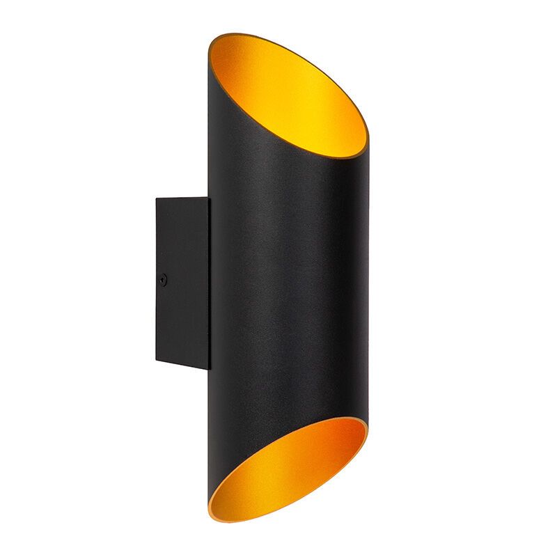 Goldene Wandleuchte Modern, Quirijn