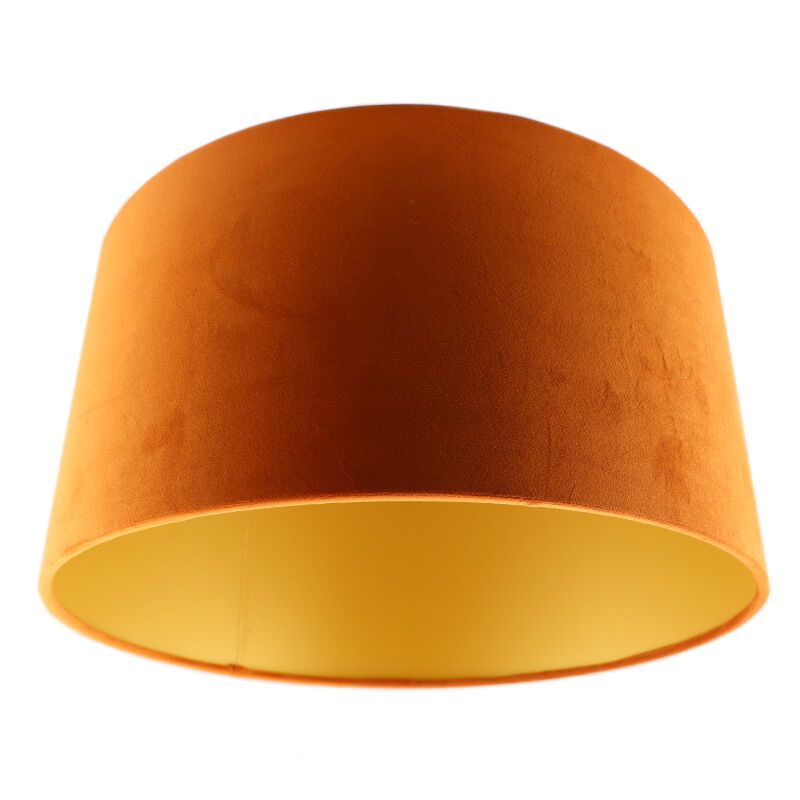 Orange Lampenschirm Milene, Stoff, modern Orange Lampenschirm Milene, Stoff, modern