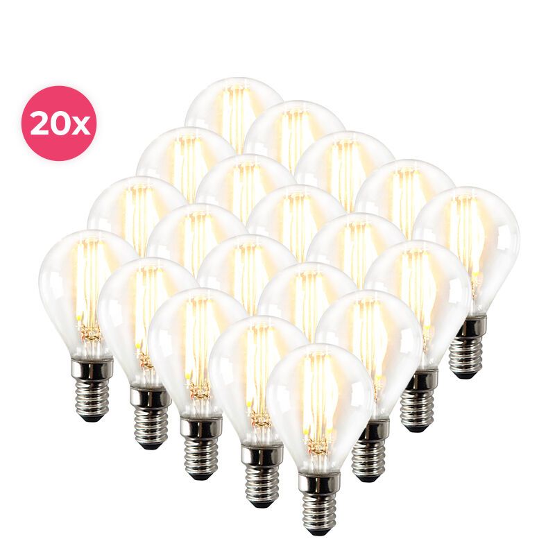 20er-Pack Dimmbare Sorna E14 LED-Lampe, 2700k, 3,5w