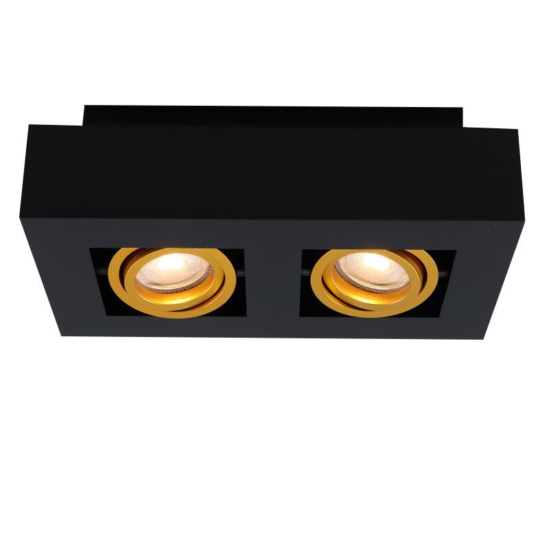 Aluminium Aufbauspot Gold, Noraly