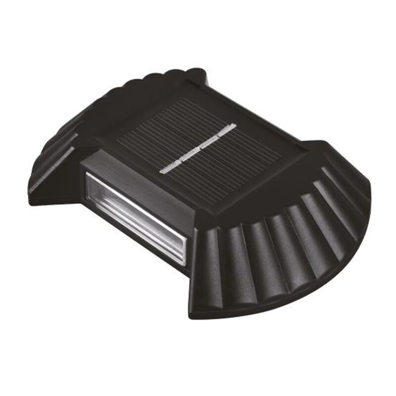 4 Schwarze Solar Außenstrahler, Pawan, 0,3W, 4500K LED, IP65