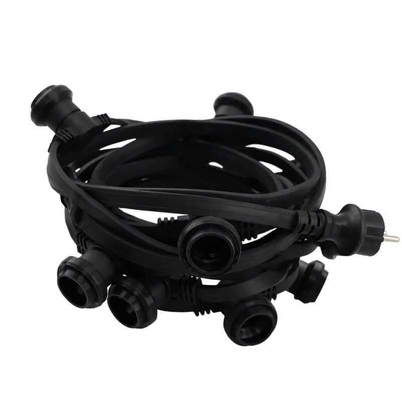 5m Lichterkette, 10 Fassungen