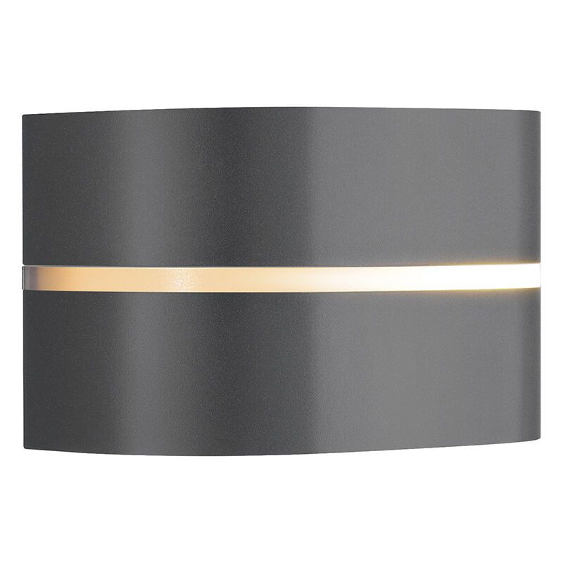 Anthrazit Außenleuchte Aluminium, Sibelis, IP44