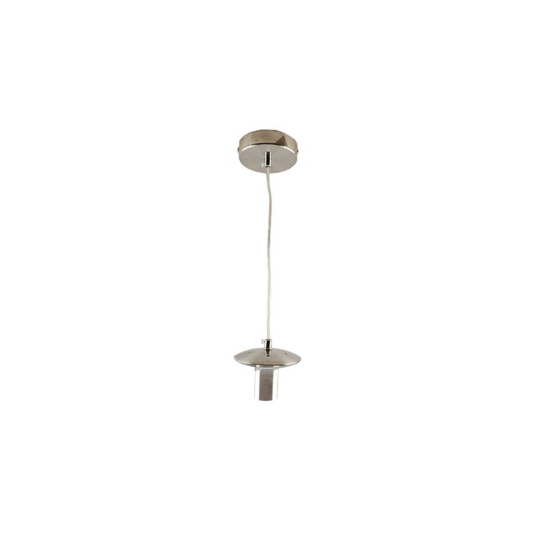 Metall Pendelleuchte ohne Schirm Nickel, Minne
