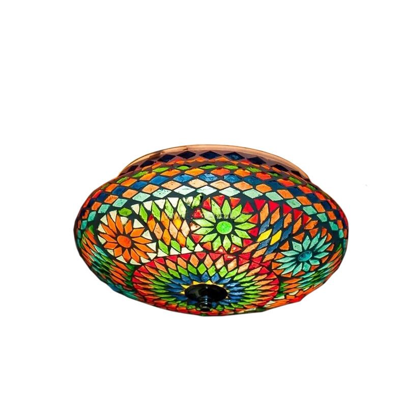 Mehrfarbige Mosaik Deckenlampe Orientalisch, Mimoun Mehrfarbige Mosaik Deckenlampe Orientalisch, Mimoun