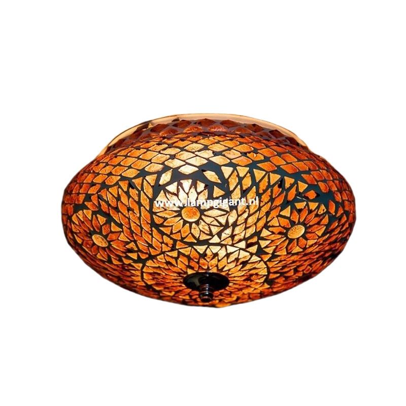 Lila Mosaik Deckenlampe Orientalisch, Mimoun Lila Mosaik Deckenlampe Orientalisch, Mimoun