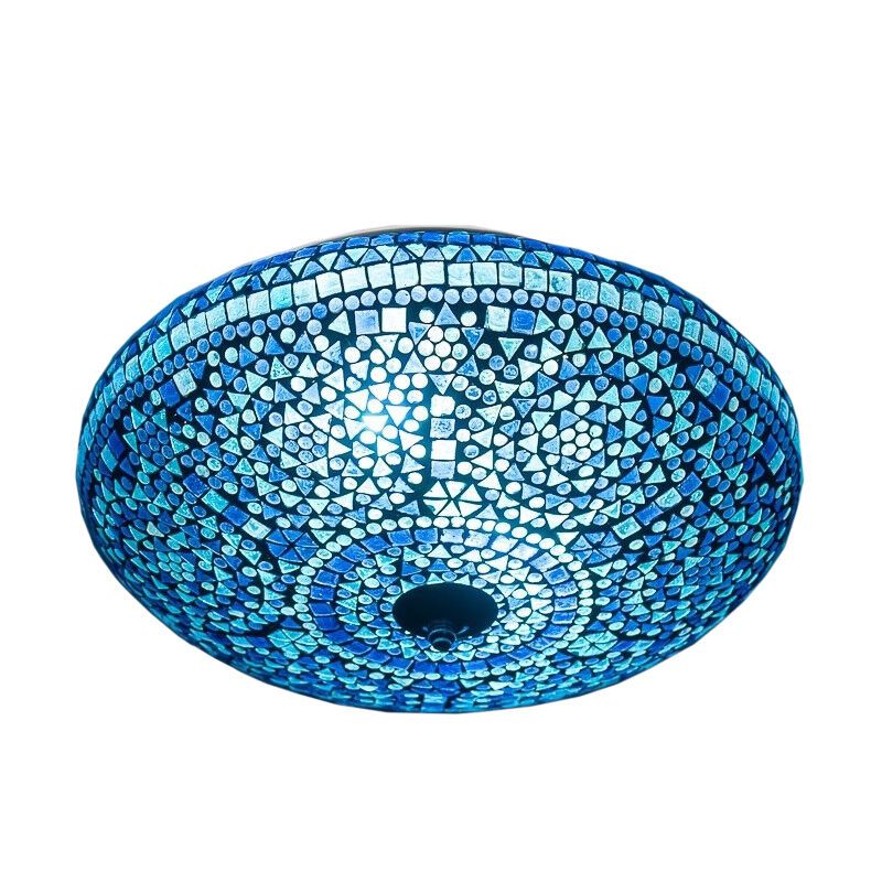 Blaue Mosaik Deckenlampe Orientalisch, Louay
