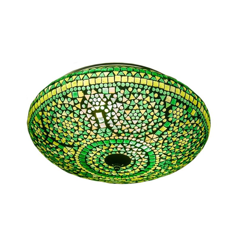 Grüne Mosaik Deckenlampe Orientalisch, Louay Grüne Mosaik Deckenlampe Orientalisch, Louay