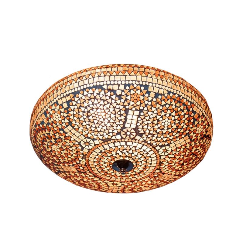 Lila Mosaik Deckenlampe Orientalisch, Annas