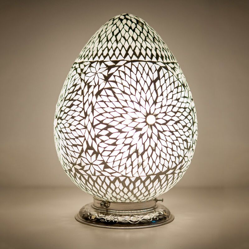 Transparente Mosaik Tischleuchte Orientalisch, Lara Transparente Mosaik Tischleuchte Orientalisch, Lara