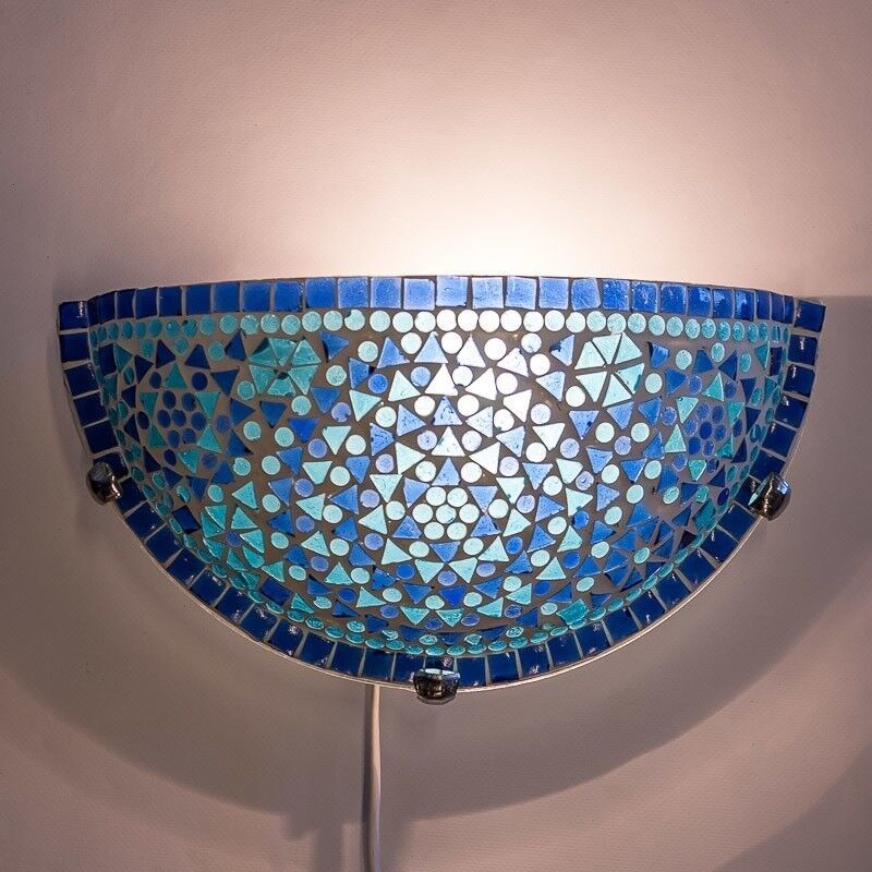 Blaue Mosaik wandleuchte Orientalisch, Haja Blaue Mosaik wandleuchte Orientalisch, Haja