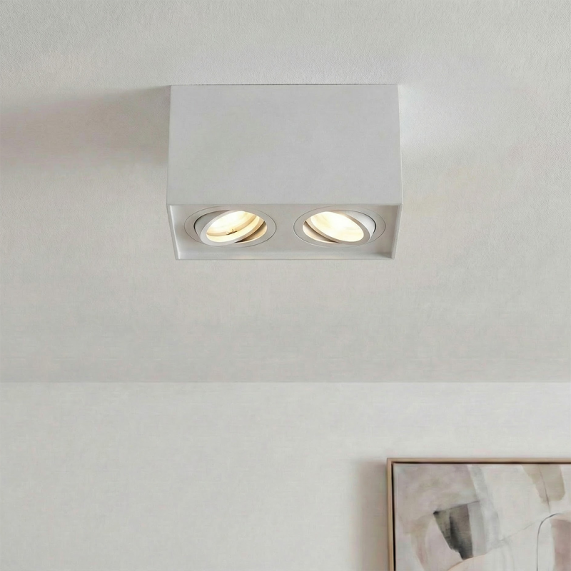 Moderne Aufbauspot Weiß, Dane