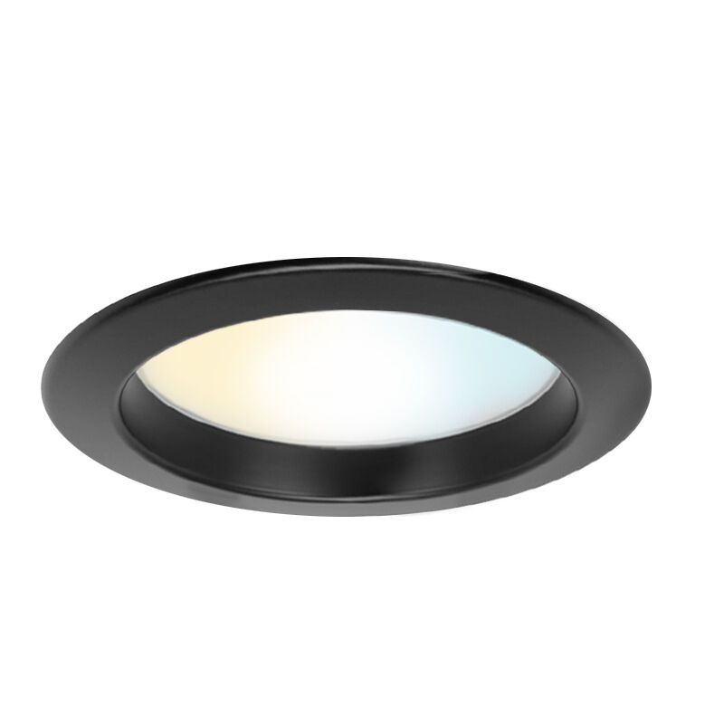 Schwarze Downlight Aluminium, Otmar, 15W, White Switch LED, IP22