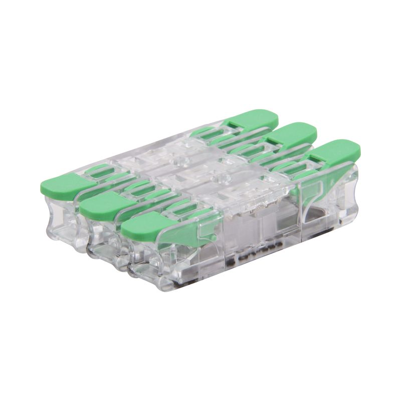 Durchschweißklemme (25 Stück), 3 Adern, 0,2 - 4 mm²