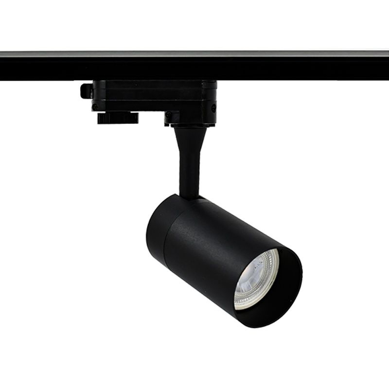 Schwarzer 3-Phasen-Schienenstrahler Ylva, Pro Schwarzer 3-Phasen-Schienenstrahler Ylva, Pro