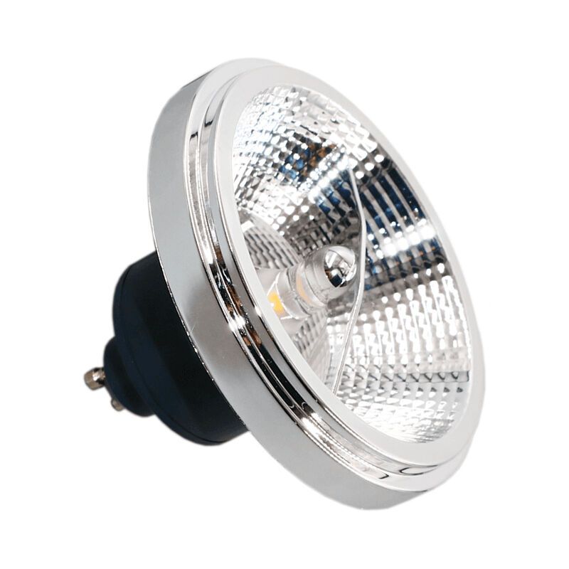 Dimmbare Bisolux GU10 (AR111) LED-Lampe Clint, Schwarz, 12W, 4000K