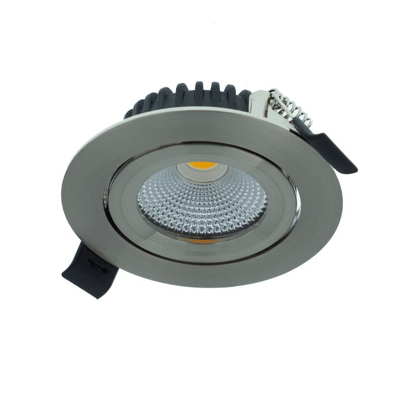 Silberne Downlight Aluminium, Wimke, 5W, dim to warm LED, IP44 Silberne Downlight Aluminium, Wimke, 5W, dim to warm LED, IP44