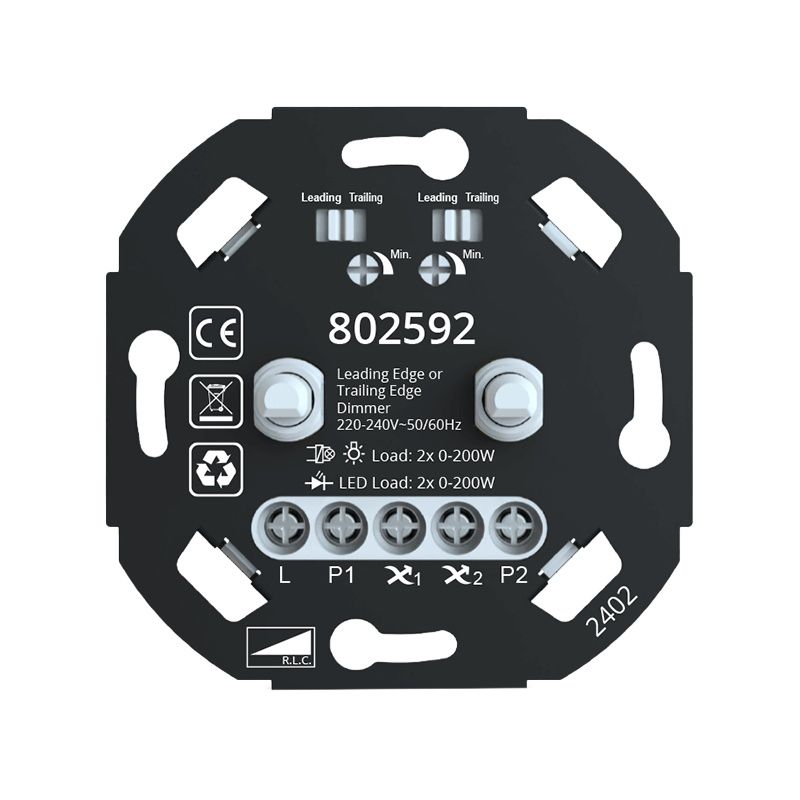 Doppelter LED-Dimmer 0-200W