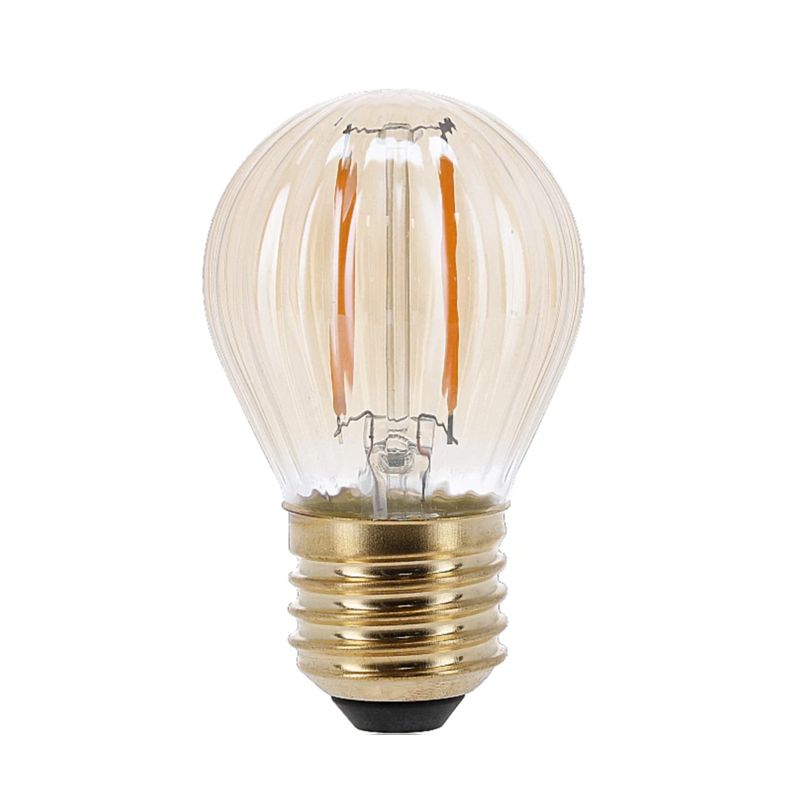Dimmbare E27 LED-Lampe Bernstein, 2W, 2000K
