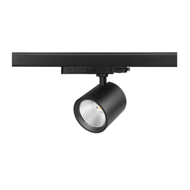 Schwarze 3 phase Schienen Lampe Aluminium, Jeska, 10W/20W/30W, White Switch LED Schwarze 3 phase Schienen Lampe Aluminium, Jeska, 10W/20W/30W, White Switch LED