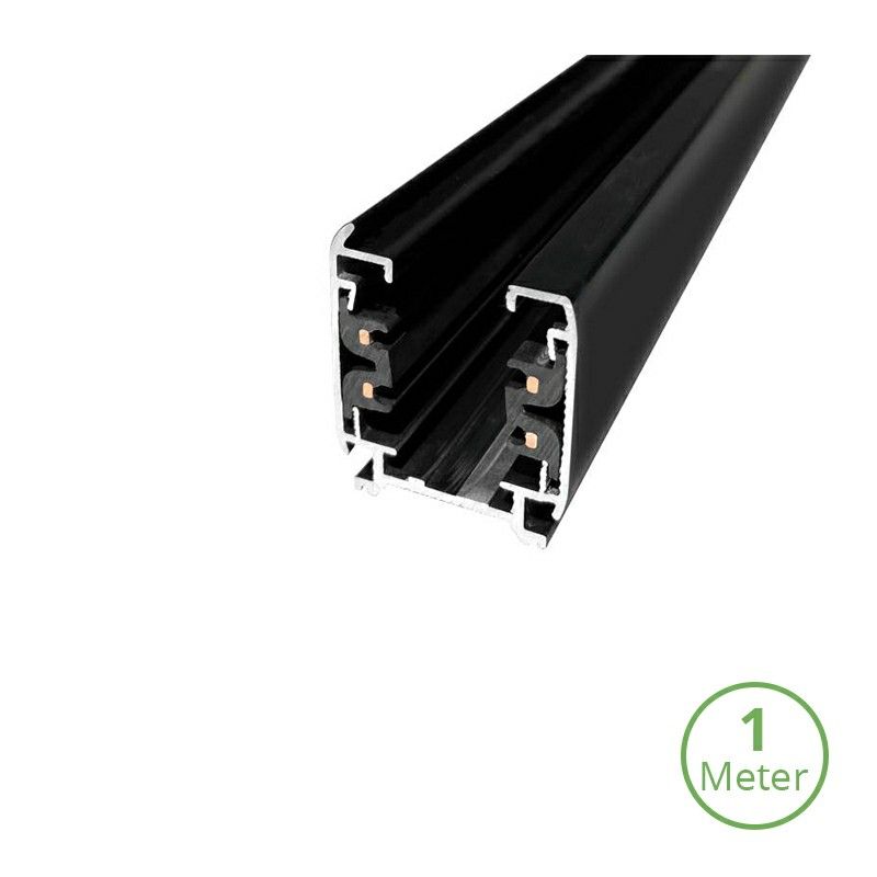 3-Phasen-Schiene, 1 Meter, schwarz, Pro 3-Phasen-Schiene, 1 Meter, schwarz, Pro
