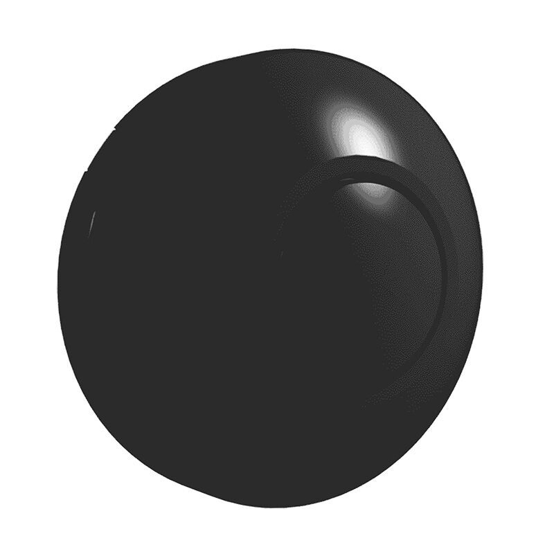 Schwarzer LED-Bodendimmer - 0-50 W