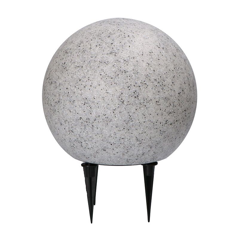 Graue moderne Außenstrahler Kunststoff, Stonie, 4,5W, 2700K LED, IP65