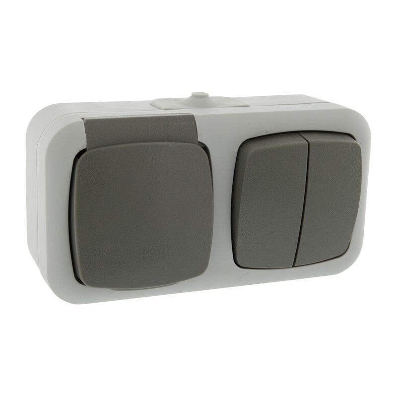 Q-Link Kombinationsbuchse und Schalter, spritzwassergeschützte Serie Schutzerde