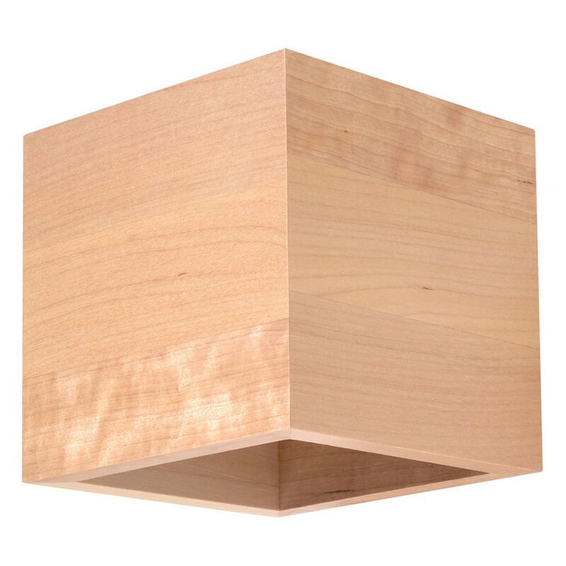 Holz Up down Wandleuchte Braun, Andro