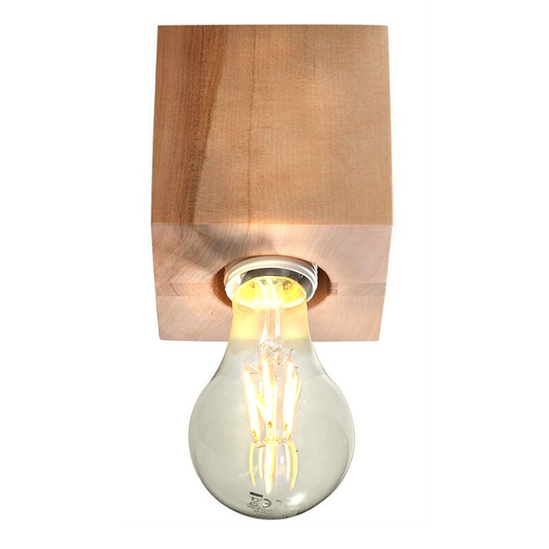 Holz Aufbauspot Braun, Anniko