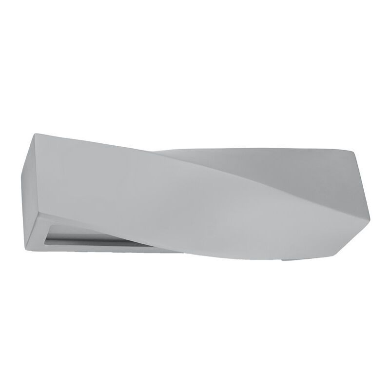 Glas Up down Wandleuchte Grau, Annick