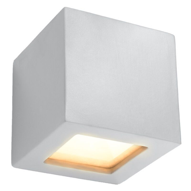 Glas Up down Wandleuchte Grau, Caitlin