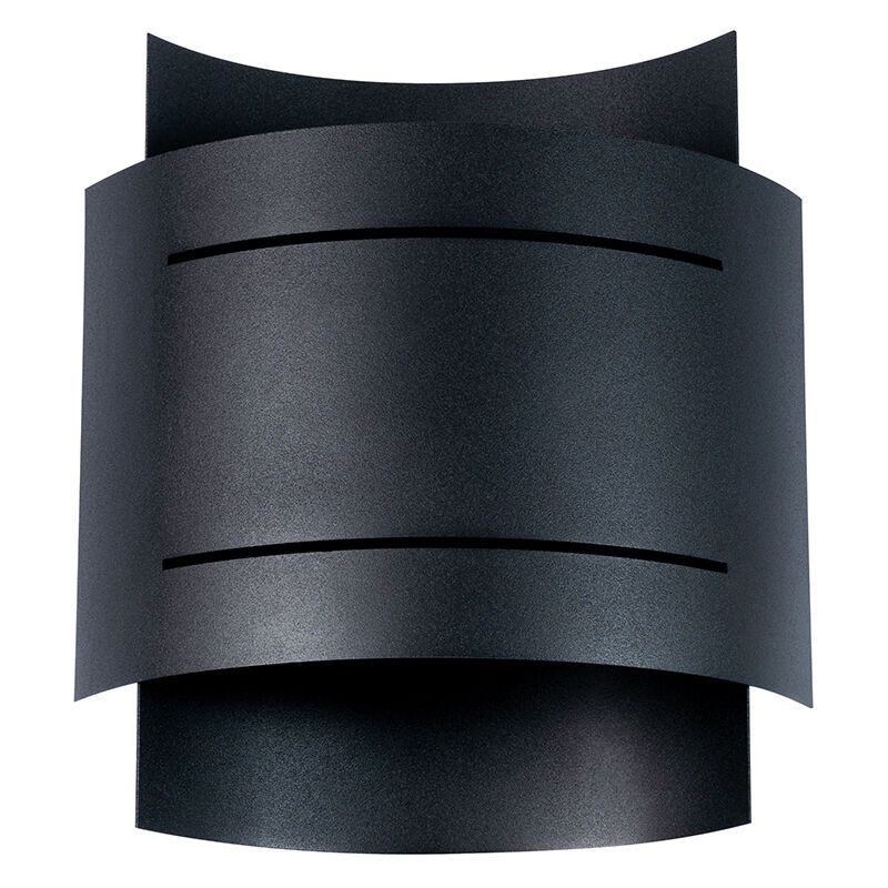 Aluminium Up down Wandleuchte Schwarz, Karwan Aluminium Up down Wandleuchte Schwarz, Karwan