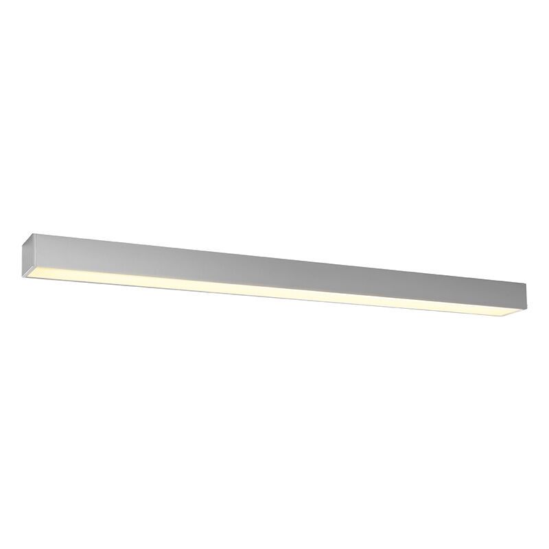 Aluminium Deckenleuchte Grau, Mascha, 38W, 3000K LED