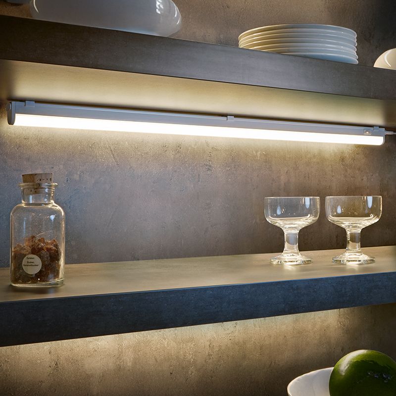 Weiße Deckenleuchte Kunststoff, Irmak, 13W, 3000K LED, mit Schalter