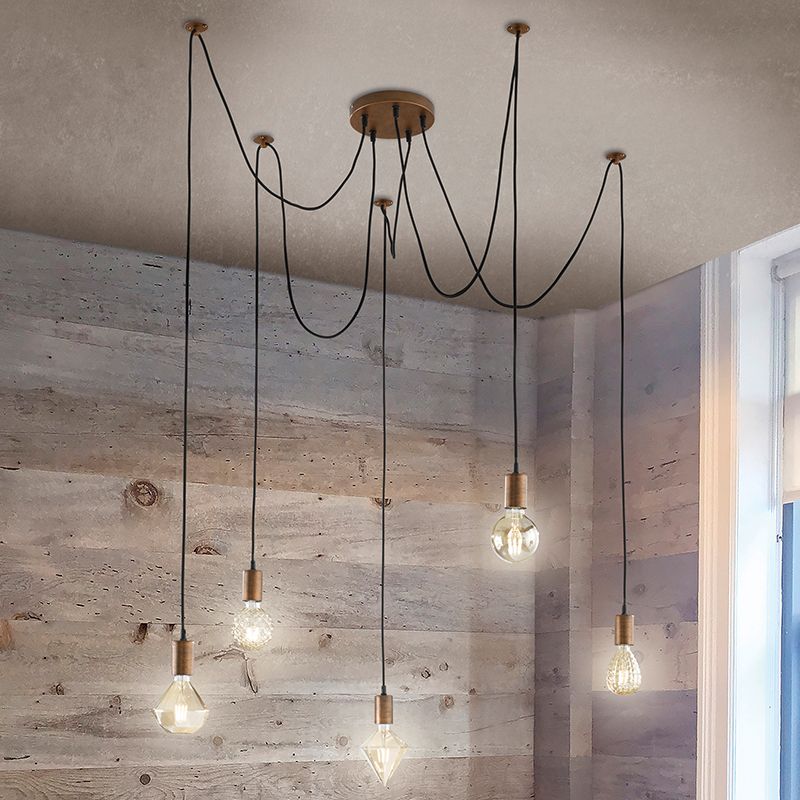 Kupfer Pendelleuchte Retro, August Kupfer Pendelleuchte Retro, August