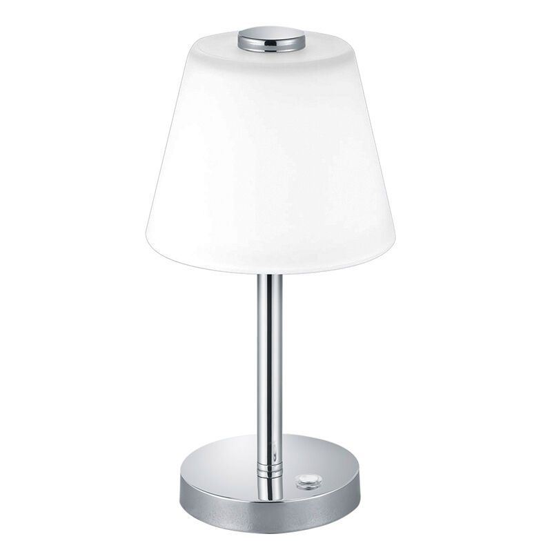 Chrom Tischleuchte Modern, Liv, 4W, 3000K LED, mit Schalter